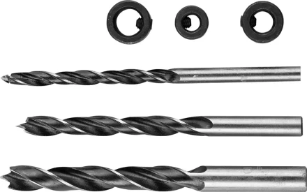 Набор сверл по дереву с ограничителями, 3шт(d=6-10мм), STAYER 30144-H6 30144-H6 купить в Кургане