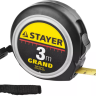 Рулетка STAYER GRAND, корпус с противоскользящим напылением, упрочненное полотно, 3м/16мм 551957 купить в Кургане