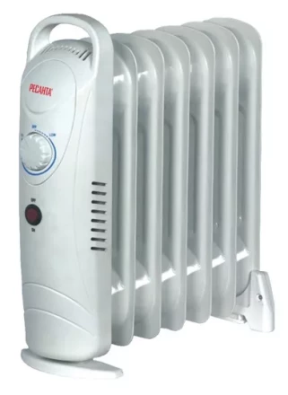 Маслянный радиатор обогреватель электрический Ресанта ОММ-7Н купить в Кургане