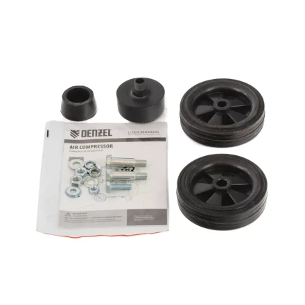Компрессор воздушный DLC1300/24 безмасляный 1.3 кВт, 24 литра, 206 л/мин Denzel 58171 купить в Кургане