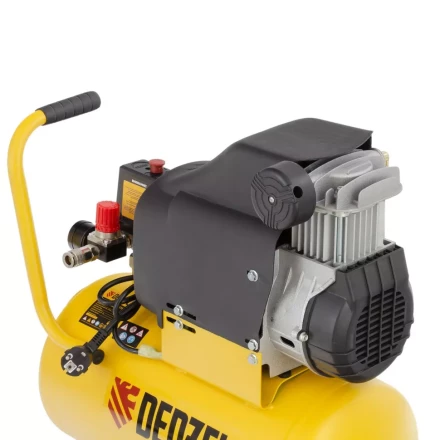 Компрессор воздушный DLC1300/24 безмасляный 1.3 кВт, 24 литра, 206 л/мин Denzel 58171 купить в Кургане