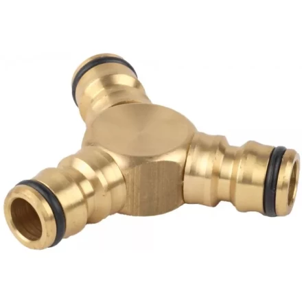 Тройник RACO &quot;Profi&quot; (соединитель-соединитель-соединитель) латунный, 1/2&quot; 4246-55028B купить в Кургане