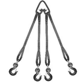 Строп текстильный четырехветвевой 4СТ 6.3 т L=4.5 м SF6 75 мм Звено РТ- 3 купить в Кургане