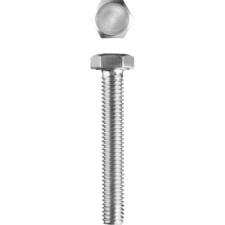 Болт ЗУБР "МАСТЕР" с шестигранной головкой, ГОСТ 7798-70, класс прочности 5.8, оцинкованный, M5x25мм, 5кг 303080-05-025 купить в Кургане