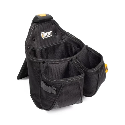 Быстросъемная поясная сумка модульного типа на клипсе с держателями для молотка и рулетки КВТ СМ-02 (83136) купить в Кургане