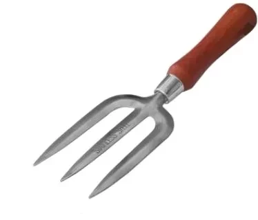 Вилка посадочная из нержавеющей стали с деревянной рукояткой Кратон 335 мм 5 10 05 003 купить в Кургане