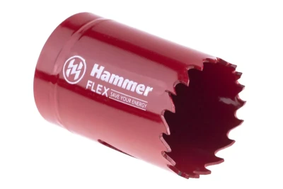 Коронка биметаллическая HAMMER Ф35х38мм 5/8" BiMETALL (224-007)