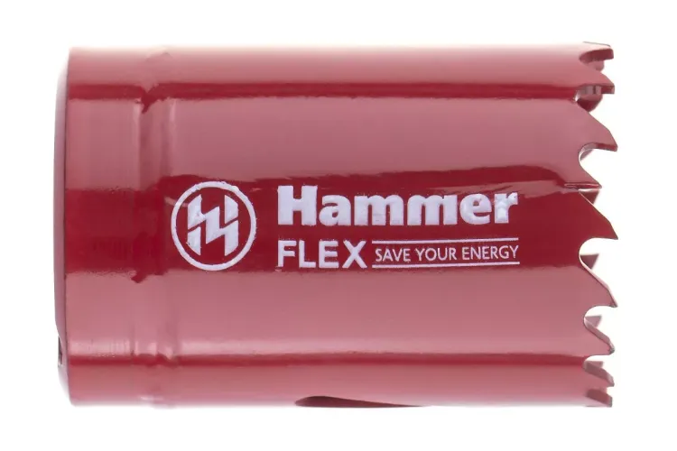 Коронка биметаллическая HAMMER Ф35х38мм 5/8" BiMETALL (224-007) купить в Кургане