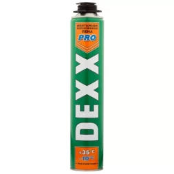Пена монтажная, пистолетная, всесезонная, 750мл, DEXX 41126