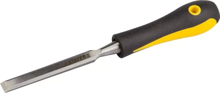 Стамеска с двухкомпонентной ручкой, 12мм, STAYER Profi 18205-12 купить в Кургане