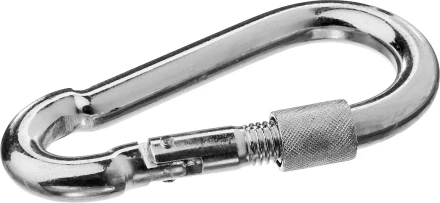 ЗУБР DIN 5299D, 4 мм, 50 шт, карабин с предохранительной гайкой (4-304555-04) купить в Кургане