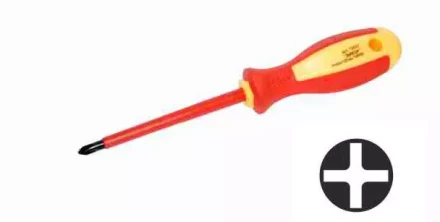 Отвертка диэл.крестовая PH№1х100мм,1000В,1/10/120 19696 купить в Кургане