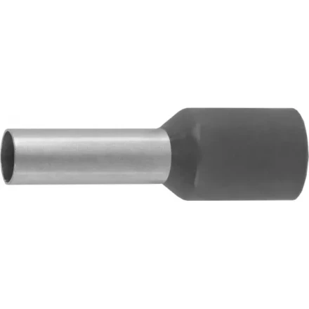 Наконечник СВЕТОЗАР штыревой, изолированный, для многожильного кабеля, серый, 4,0 мм2, 10шт 49400-40 купить в Кургане