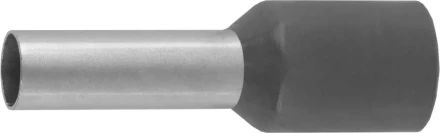 Наконечник СВЕТОЗАР штыревой, изолированный, для многожильного кабеля, серый, 4,0 мм2, 10шт 49400-40 купить в Кургане