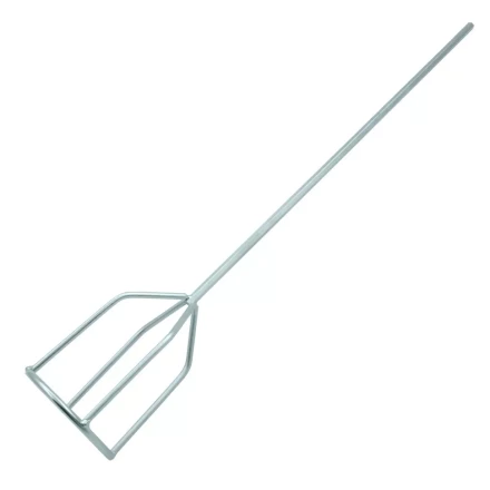 Миксер для гипсовых смесей Denzel, 100 х 590 мм, оцинкованный, шестигранный хвостовик 8 мм, 848427 купить в Кургане