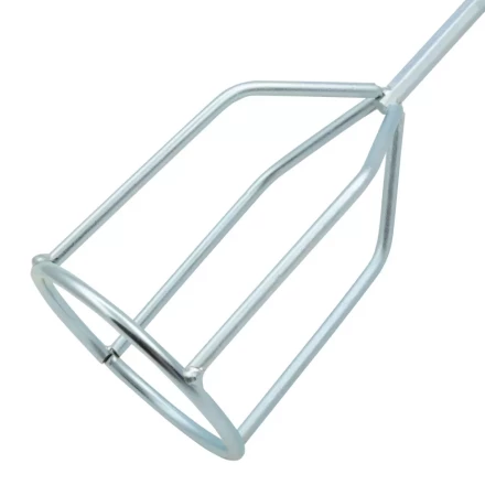 Миксер для гипсовых смесей Denzel, 100 х 590 мм, оцинкованный, шестигранный хвостовик 8 мм, 848427 купить в Кургане