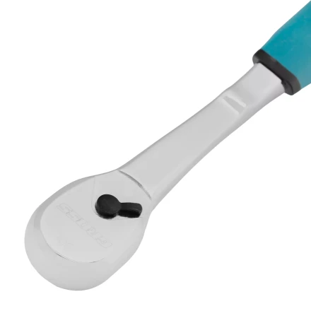 Ключ-трещотка 3/8&quot; Gross 14054, CrV, 90 зубьев, усиленный, хром купить в Кургане