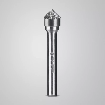 Зубр Твердосплавная борфреза K - зенкер с вершиной 90°, 10 х 5 мм (28809-10-5) купить в Кургане