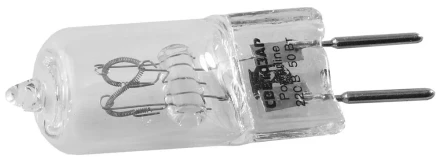 Лампа галогенная СВЕТОЗАР капсульная, прозрачное стекло, цоколь GY6.35, диаметр 13мм, 35Вт, 220В SV-44883-T купить в Кургане