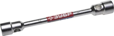 Ключ торцовый ЗУБР &quot;МАСТЕР&quot; двухсторонний прямой, 17х19мм 27567-17-19 купить в Кургане