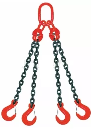 Строп цепной четырехветвевой 4СЦ 4 т L=1.8 м 8 кл с укоротителями купить в Кургане