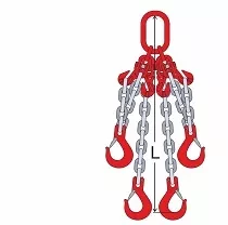 Строп цепной четырехветвевой 4СЦ 4 т L=1.8 м 8 кл с укоротителями купить в Кургане