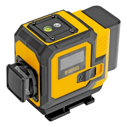 Лазерный уровень мультипризменный DLV-360-3C, 30 м, зеленый луч, Li-Ion 2,4 Aч, кейс// Denzel 35080 купить в Кургане