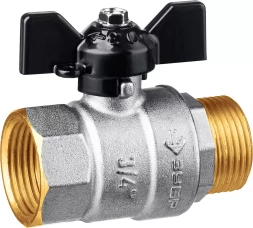 ЗУБР d 3/4, ручка бабочка, шаровой кран (51325-3/4)