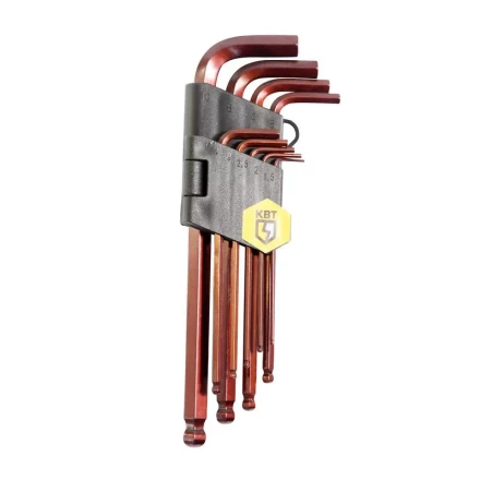 Набор ключей шестигранных с шаром КВТ купить в Кургане