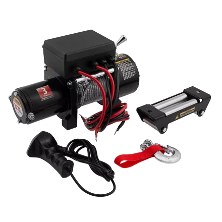 Лебедка автомобильная электрическая Denzel 52022 LB-2200, 2.2 т, 3.3 кВт, 12 В купить в Кургане