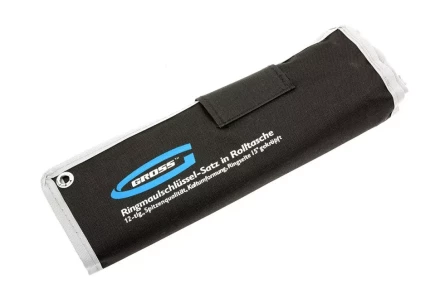 Набор ключей комбинированных 6-22 мм 12 шт CrV холодный штамп GROSS 15149 купить в Кургане