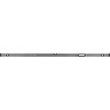 Уровень STAYER &quot;PROFESSIONAL&quot; &quot;BlackMax&quot; коробчатый усиленный с ручками, утолщенный особопроч профиль, 0,5мм/м, 3 ампулы, 200см 3475-200 купить в Кургане