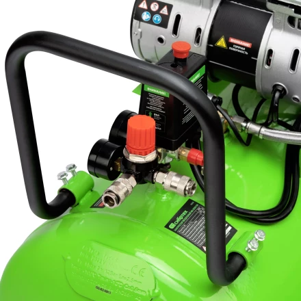 Компрессор безмаслянный малошумный Сибртех МБ 2250/100, 2250 Вт, 100л, 400 л/мин купить в Кургане