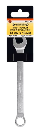 Ключ гаечный комбинированный 13x13 Энкор 26208 купить в Кургане