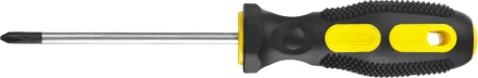 Отвертка STAYER &quot;MASTER&quot;, двухкомпонентная рукоятка, магнитный наконечник, PH1x100мм 2510-1-10_z01 купить в Кургане