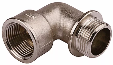 Уголок GENERAL FITTINGS никелированная латунь, г/ш, 1/2" 51071-G/S-1/2 купить в Кургане
