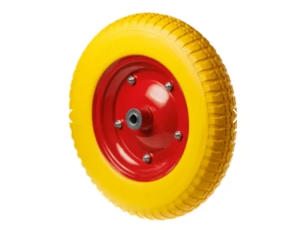 Колесо литое полиуретановое 360 мм PU 2400-16-1 (16 мм шариковый подшипник) 1046283 купить в Кургане
