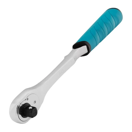 Ключ-трещотка 1/2&quot; Gross 14055, CrV, 90 зубьев, усиленный, хром купить в Кургане