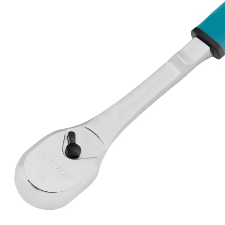 Ключ-трещотка 1/2&quot; Gross 14055, CrV, 90 зубьев, усиленный, хром купить в Кургане