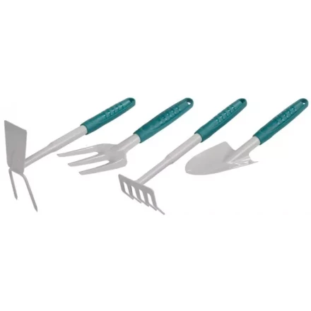 Набор RACO садовый: совок 4207-53481, мотыжка -53486, грабли веерные -53492, вилка посадочная -53496 4225-53/498 купить в Кургане