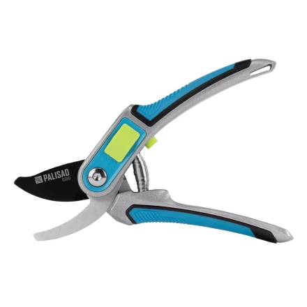 Секатор прямого реза  Palisad, 215 мм, регулировка захвата, трехкомпонентные рукоятки, LUXE, 60460 купить в Кургане