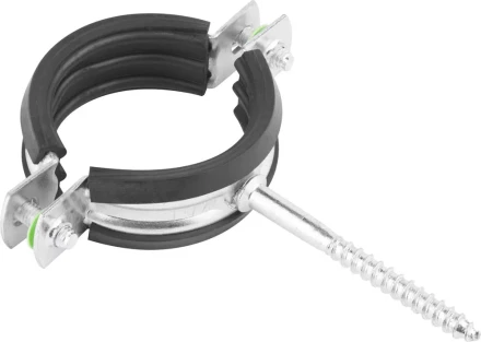 ЗУБР. Хомут трубный оцинкованный, с шурупом, 1 1/2&quot;, 50шт 37854-48-53-50 купить в Кургане