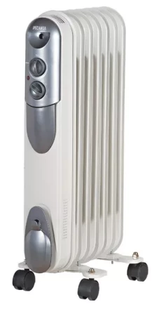 Маслянный радиатор обогреватель электрический Ресанта ОМПТ-7Н купить в Кургане
