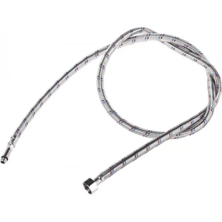 Подводка гибкая STAYER для воды, к смесителям, оплетка из нержавеющей стали, удлиненная, г/ш 1/2&quot;-1,5м 51017-150 купить в Кургане