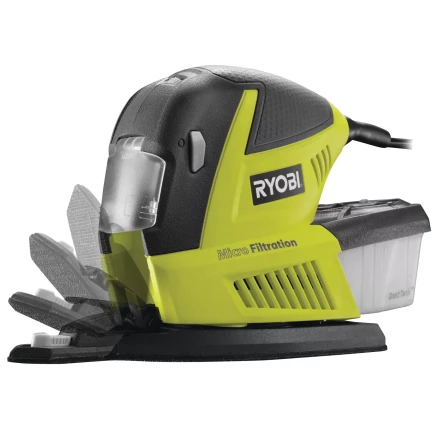 Ryobi Универсальная шлифмашина 180W  30x шлифлистов RMS180-SA30 купить в Кургане