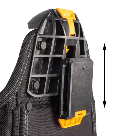 Быстросъемная поясная сумка модульного типа на клипсе с петлями для подвешивания КВТ СМ-04 (83138) купить в Кургане