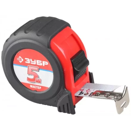 Рулетка ЗУБР &quot;МАСТЕР&quot;, обрезиненный корпус, 5мх25мм 34055-05-25_z01 купить в Кургане