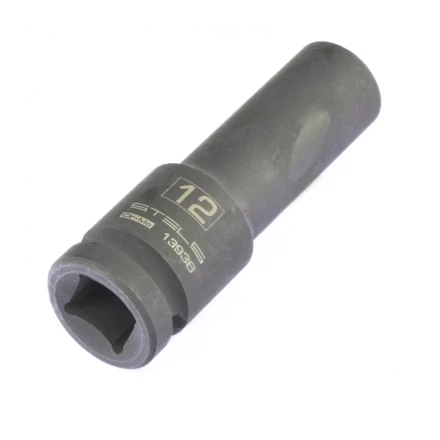 Головка ударная удлиненная шестигранная 12 мм 1/2" CrMo Stels 13936 купить в Кургане