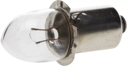 Лампа криптоновая СВЕТОЗАР без резьбы, для фонарей с 3-мя батареями, 3,6 В / 0,75 А SV-56972 купить в Кургане