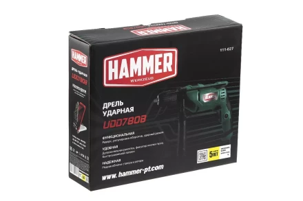 Дрель ударная HAMMER UDD780B купить в Кургане